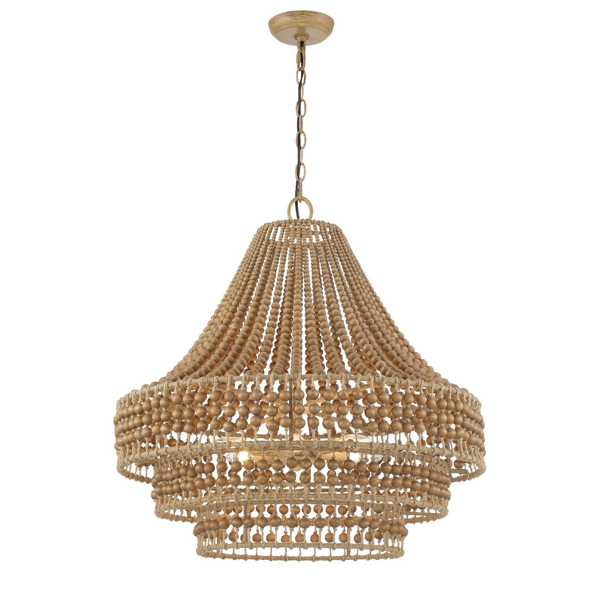 Silas 6 Light Burnished Silver Chandelier SIL-B6006-BS