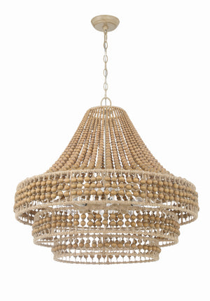 Silas 8 Light Burnished Silver Chandelier SIL-B6008-BS