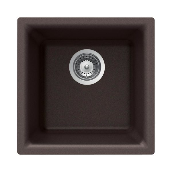 Hamat - SIO-1616B-MO - Granite Dual Mount Bar/Prep Sink, Mocha