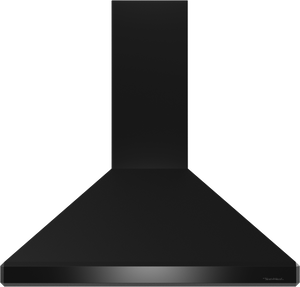 Vent-A-Hood SLDH14-242 BC 42" 600 CFM Euro Wall Mount Range Hood with Emerald-Cut Edges, Magic Lung Blower, Black Carbide