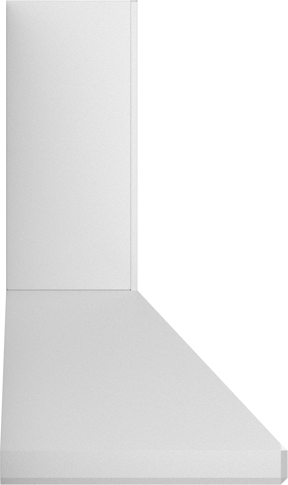 Vent-A-Hood SLDH14-130 BT 30" 300 CFM Euro Wall Mount Range Hood with Emerald-Cut Edges, Magic Lung Blower, Biscuit