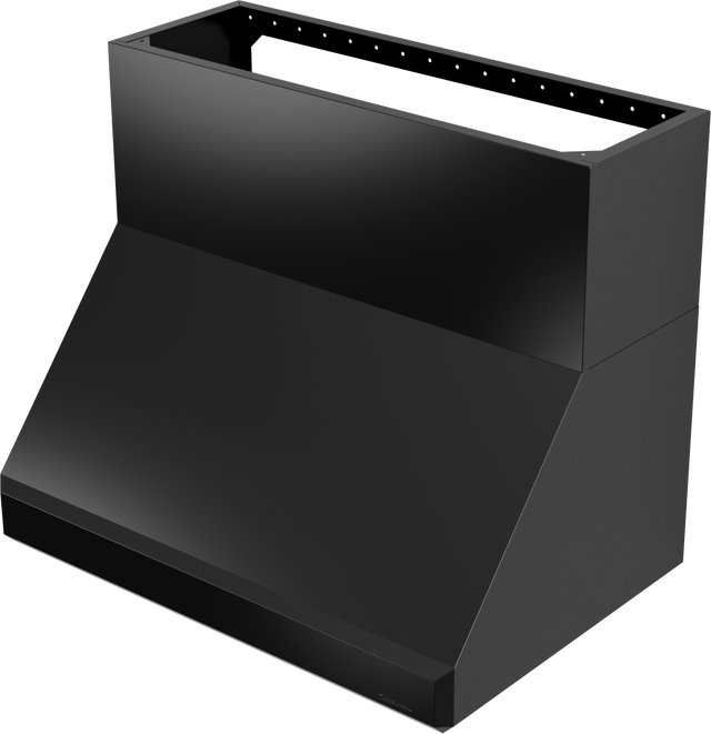 Vent-A-Hood SLXH18-236 BL 36" 600 CFM Professional Wall Mount Range Hood with Emerald-Cut Edges, Magic Lung Blower, Black Satin