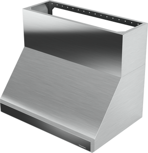Vent-A-Hood SLH18-142 OL 42" 300 CFM Professional Wall Mount Range Hood with Emerald-Cut Edges, Magic Lung Blower, Overlay
