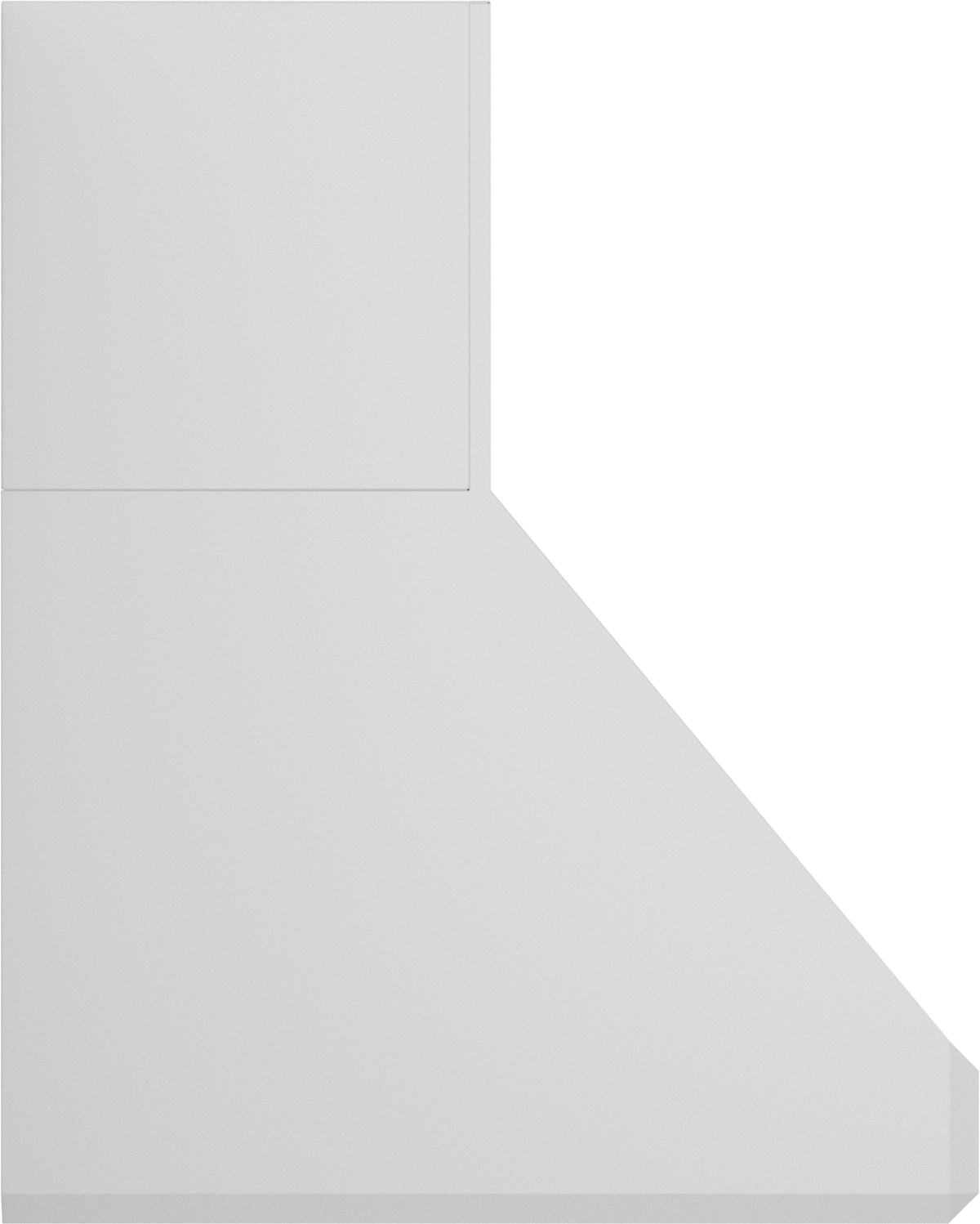 Vent-A-Hood SLH18-354 WH 54" 900 CFM Professional Wall Mount Range Hood with Emerald-Cut Edges, Magic Lung Blower, White