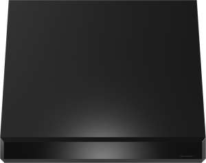 Vent-A-Hood SLH30-354 BL 54" 900 CFM Professional Wall Mount Range Hood with Emerald-Cut Edges – Tall Profile, Magic Lung Blower, Black Satin