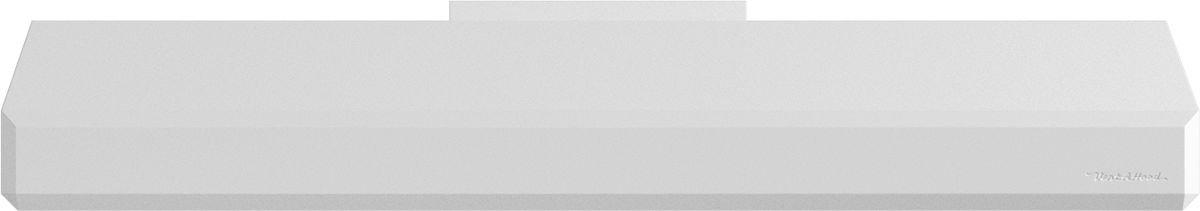 Vent-A-Hood SLH6-K24 WH 24" 250 CFM Professional Under Cabinet Range Hood with Emerald-Cut Edges, Low-Profile Blower (V-Line), White