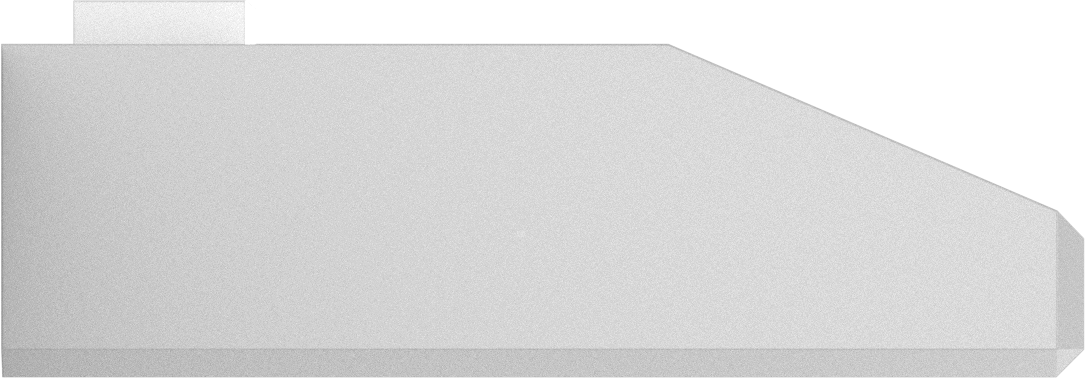 Vent-A-Hood SLH6-K36 WH 36" 250 CFM Professional Under Cabinet Range Hood with Emerald-Cut Edges, Low-Profile Blower (V-Line), White