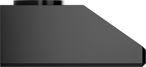 Vent-A-Hood SLH9-148 BC 48" 300 CFM Professional Under Cabinet Range Hood with Emerald-Cut Edges, Magic Lung Blower, Black Carbide