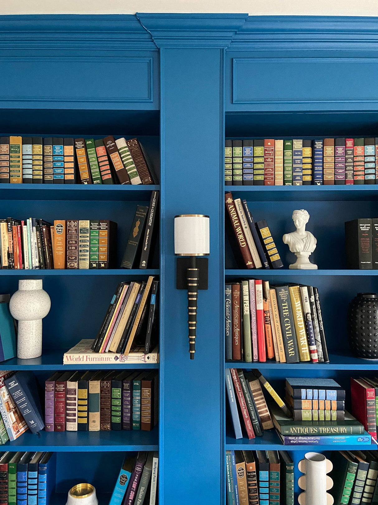 Sloane 1 Light Vibrant Gold + Black Forged Sconce SLO-A3601-VG-BF