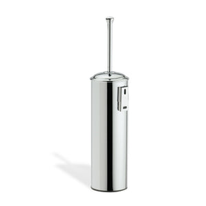 Toilet Brush Holder, Chrome, Wall Mounted, Brass