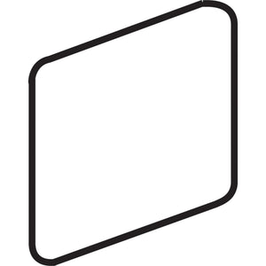 American Olean Color Complements Wisdom SN4269 Bullnose Corner Glossy Wall Tile Trim