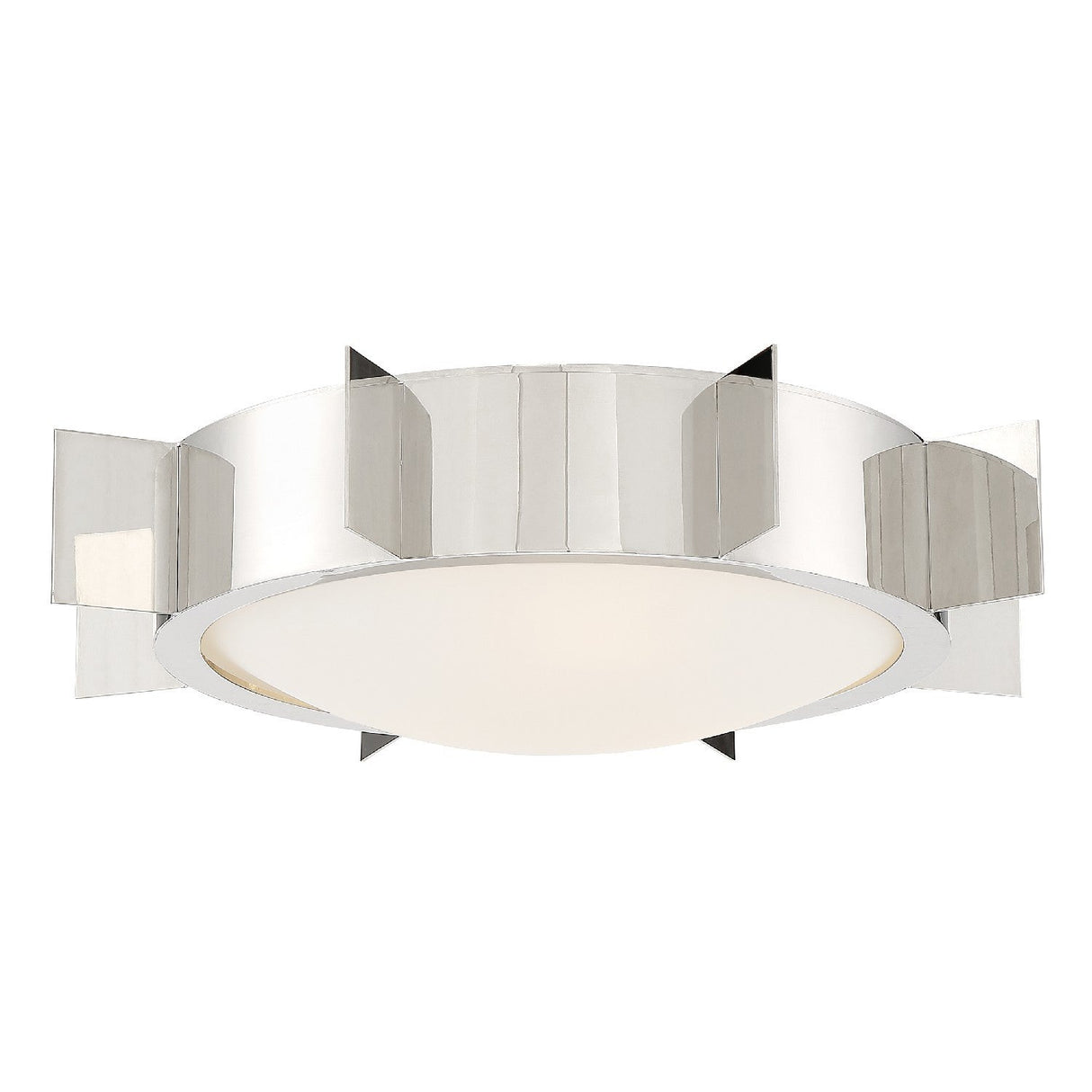 Solas 3 Light Polished Nickel Flush Mount SOL-A3103-PN