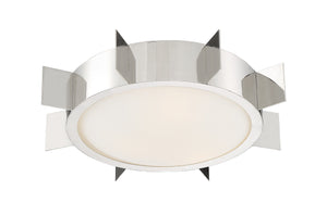 Solas 3 Light Polished Nickel Flush Mount SOL-A3103-PN