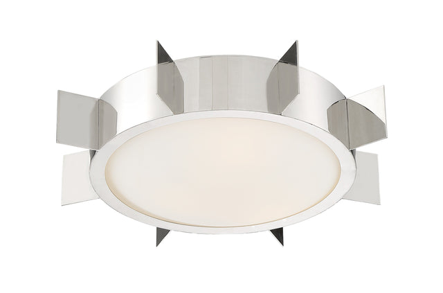 Solas 3 Light Polished Nickel Flush Mount SOL-A3103-PN