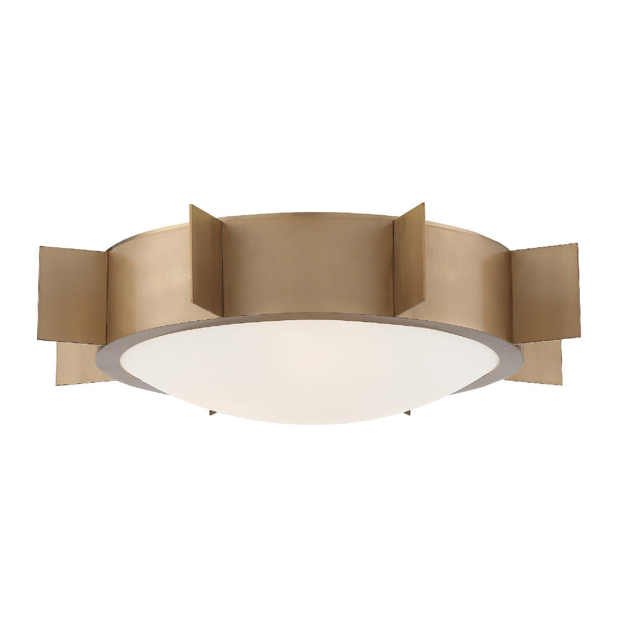 Solas 3 Light Vibrant Gold Flush Mount SOL-A3103-VG