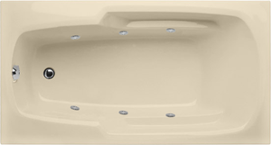 Hydro Systems SOL6036ACO-BON SOLO 6036 AC W/COMBO SYSTEM-BONE