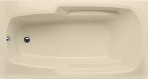 Hydro Systems SOL6630ATO-BON SOLO 6630 TUB ONLY-BONE