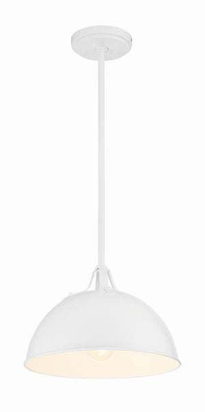 Soto 1 Light Matte Black + Antique Gold Mini Pendant SOT-18013-MK-GA