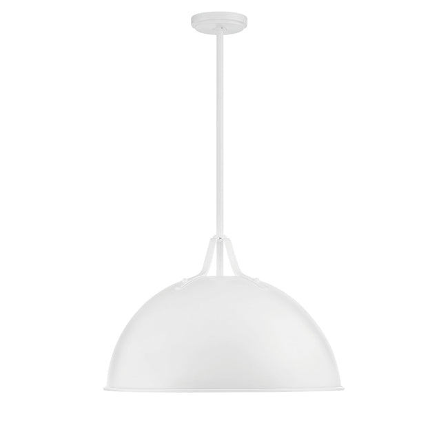 Soto 1 Light Matte Black + Antique Gold Chandelier SOT-18015-MK-GA