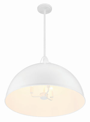 Soto 3 Light Matte Black + Antique Gold Chandelier SOT-18017-MK-GA