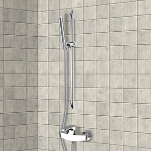 Chrome Slidebar Shower Set With Hand Shower