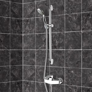 Chrome Slidebar Shower Set With Multi Function Hand Shower
