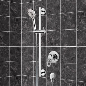 Chrome Slidebar Shower Set With Multi Function Hand Shower