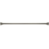 Edenscape SR118 60-Inch to 72-Inch Adjustable Shower Curtain Rod, Brushed Nickel