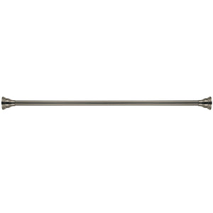 Edenscape SR118 60-Inch to 72-Inch Adjustable Shower Curtain Rod, Brushed Nickel