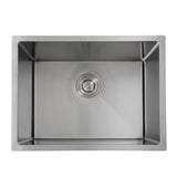 Nantucket Sinks Pro Series 23 inch Undermount Small Radius Corners  Stainless Steel Utility/Laundry Sink
