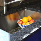 Nantucket Sinks' SR3018 - Pro Series Rectangle Single Bowl Undermount Small Radius Corners Stainless Steel Kitchen Sink, 16 Gauge