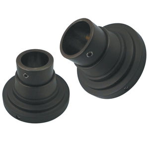 Edenscape SRP2715 Brass Shower Curtain Rod Base, Oil Rubbed Bronze