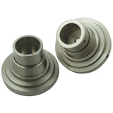Edenscape SRP2718 Brass Shower Curtain Rod Base, Brushed Nickel