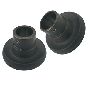 Edenscape SRP315 Brass Shower Rod Base, Oil Rubbed Bronze