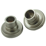 Edenscape SRP318 Brass Shower Rod Base, Brushed Nickel