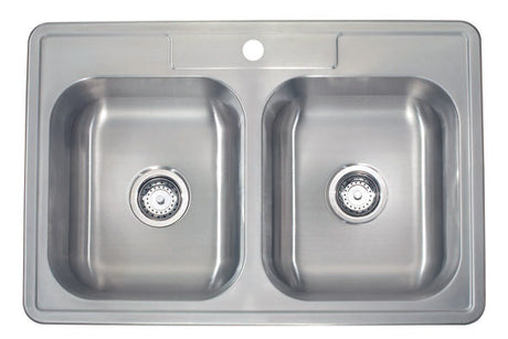 Lenova Ss-tm-33818-1h / Drop In Kitchen Sink 33" X 22" X 8