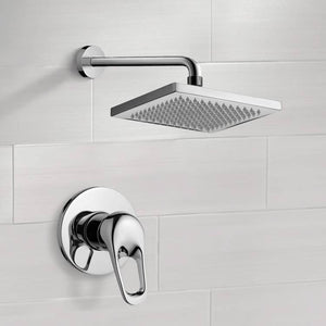 Shower Faucet Set with 8" Rain Shower Head