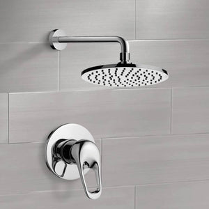 Shower Faucet Set with 8" Rain Shower Head