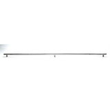 Top Knobs SS12 Solid Bar Pull 3 posts 2x 18 1/8" - Brushed Stainless Steel