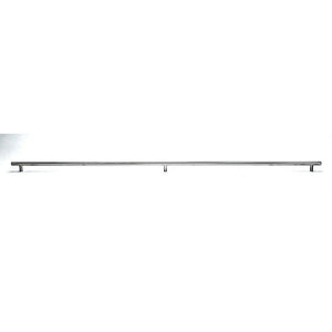 Top Knobs SS12 Solid Bar Pull 3 posts 2x 18 1/8" - Brushed Stainless Steel