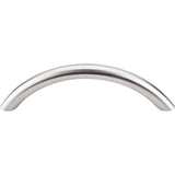 Top Knobs SS14 Solid Bowed Bar Pull 3 3/4" - Brushed Stainless Steel