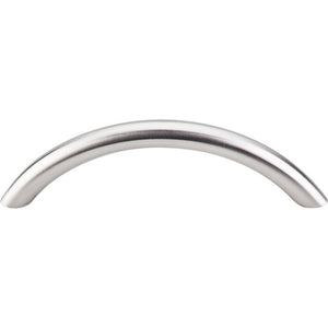 Top Knobs SS14 Solid Bowed Bar Pull 3 3/4