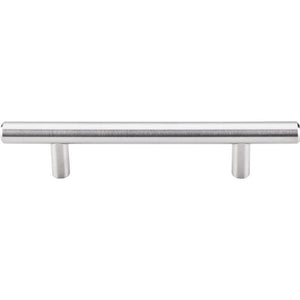 Top Knobs SS3 Solid Bar Pull 3 3/4" - Brushed Stainless Steel