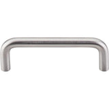 Top Knobs SS31 Bent Bar 3 3/4" (10mm Diameter) - Brushed Stainless Steel