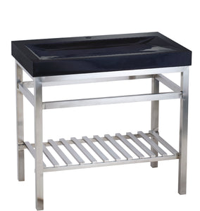 LENOVA ST-37-BG STONE VANITY TOP One-Piece Integrated Stone Sink Top