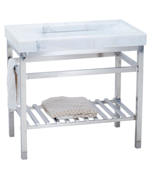 Lenova ST-37-WM Above Counter Single Bowl 37 x 22 x 3-3/8