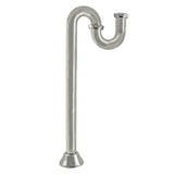 Vintage ST14196 1-1/4 Inch Brass S-Trap, 18 Gauge, Polished Nickel