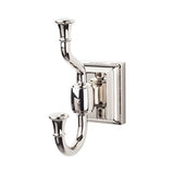 Top Knobs STK2BSN Stratton Bath Double Hook - Polished Nickel