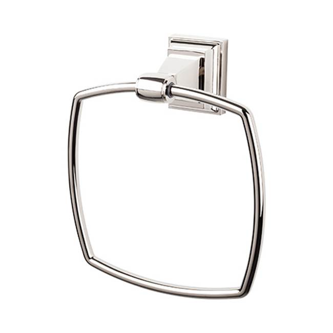 Top Knobs STK5BSN Stratton Bath Ring - Polished Nickel