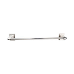 Top Knobs STK6BSN Stratton Bath 18" Single Towel Bar - Polished Nickel